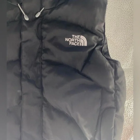 The North Face Puffer Vest Prodigy 600 Goose Down SM Fur hood - Picture 3 of 8